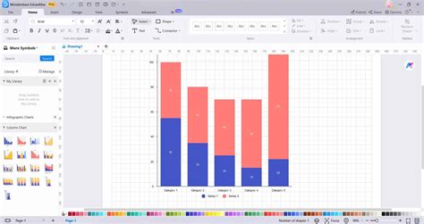Creating A Line And Stacked Column Chart In Power Bi