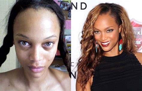 Tyra Banks Without Makeup 48 Shocking Photos Of Celebrities Without