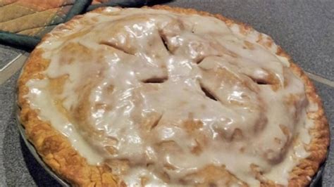 Recipe Glazed Apple Cream Pie Youtube