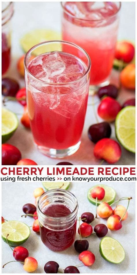 This Cherry Limeade Recipe Is Refreshing And Perfect For Your Freshly