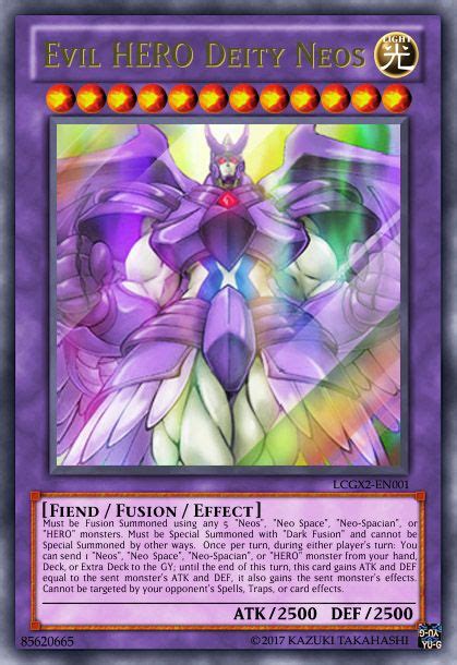 Evil Hero Deity Neos By Lvalenc Custom Yugioh Cards Yugioh Cards