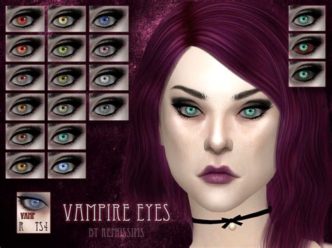 Sims 4 Red Vampire Eyes