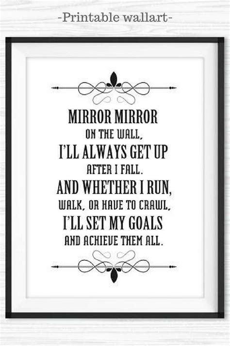 You made work so fun! Fun "Mirror, mirror on the wall" motivational quote wall ...