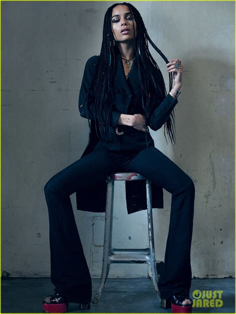 zoe kravitz goes topless and flaunts nipples in new magazine feature photo 3358441 magazine