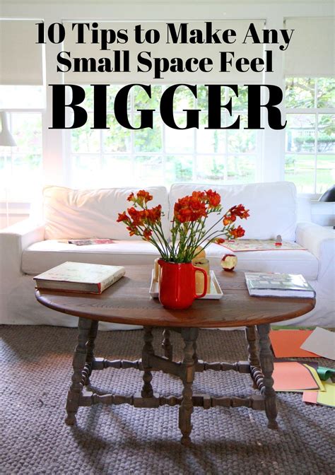 10 Tips To Make Any Small Space Feel Bigger Apartment Life Apartment
