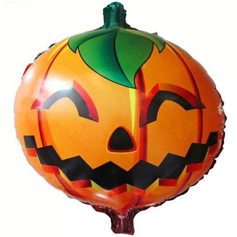New 5pcs 18 Inch Inflatable Balloons Foil Halloween Pumpkin Balls For