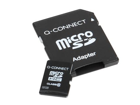 Micro Sd Card With Sd Adapter 32gb Q Connect