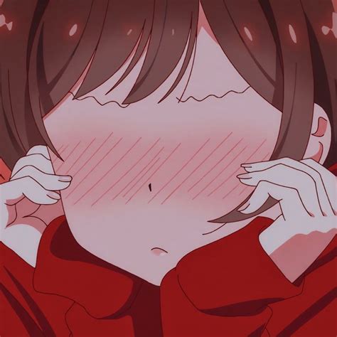 Kagiuya — Mizuhara Chizuku♥️🥺 Blushing Anime Anime Crying Aesthetic
