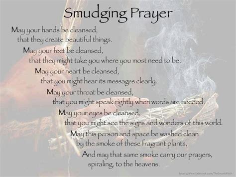 Smudging Prayer Smudging Prayer Smudging Prayers