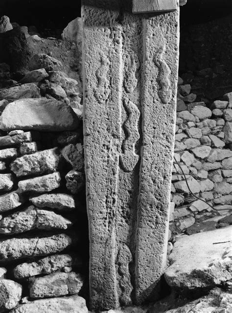 Göbekli Tepe T Shaped Stone Pillar With Representations Of Snakes