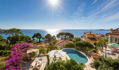 Luxury French Riviera Villa Rental Near Beach Sea View Private Pool