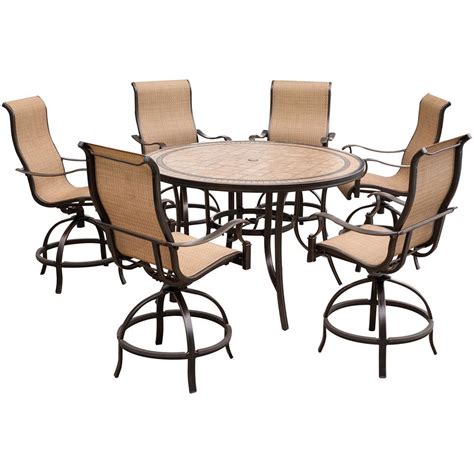 We did not find results for: Hanover Monaco 7-Piece Aluminum Outdoor High Dining Set ...