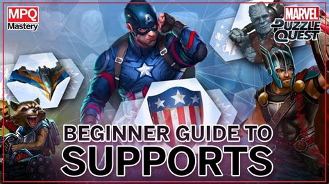 Marvel Puzzle Quest Supports Guide For Beginners Mpq Mastery Youtube