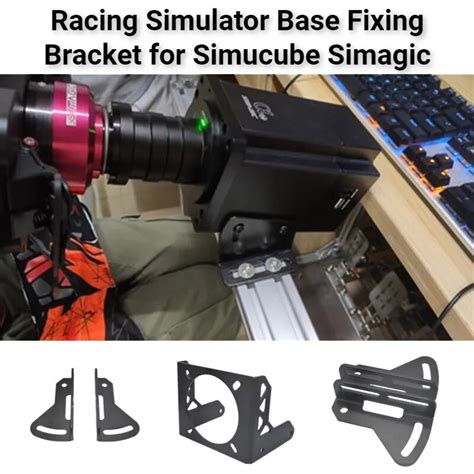 Racing Simulator Base Mounting Brackets For Simucube Simagic Alpha