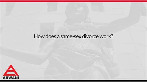 How Does A Same Sex Divorce Work Youtube