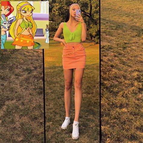kate 🌼 on instagram “stella from winx club inspired outfit ♡ which character s look should i