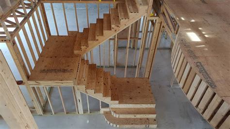 Estate Specialists Llc Frame To Finish Switchback Staircase