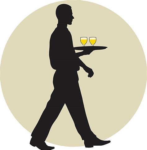 Waiter Clip Art Vector Images And Illustrations Istock