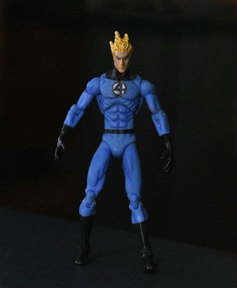Marvel Super Hero Fantastic Four Human Torch 375 Loose Auction Figure