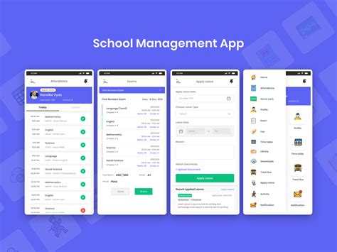 School Management App Ui Uplabs
