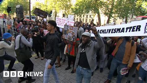 Black Lives Matter Protest Marches Through London Bbc News
