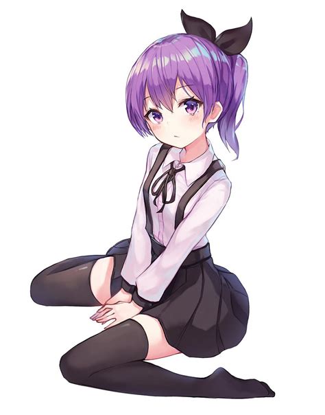 Sitting Original Anime Tasty Thighs Anime Girl Thighs Anime Anime Girl