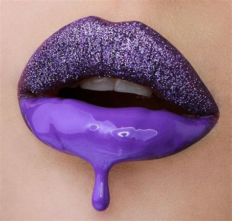 Pin By Ashli Lee On Lips Purple Lips Lipstick Art Lip Art