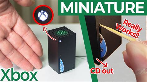 Mini Xbox Crazy Detail Miniature Really Working Xbox Series X