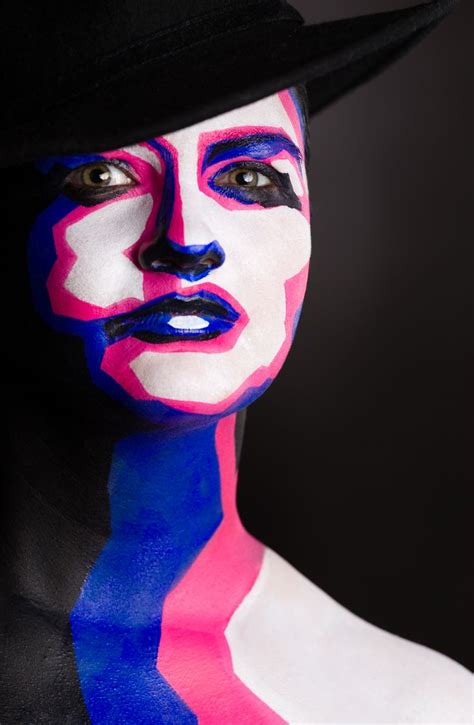Fantasy Make Up Facepaint Pop Art Mua Karolien Olaerts Pop Art
