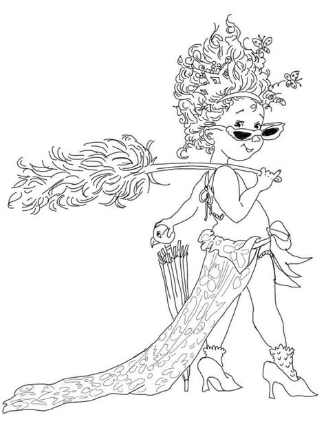 Bailando Fancy Nancy Para Colorear Imprimir E Dibujar Coloringonly Com