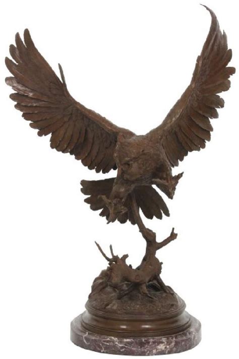 Jules Moigniez Bronze Owl Sculpture Nov 11 2017 Fontaines Auction