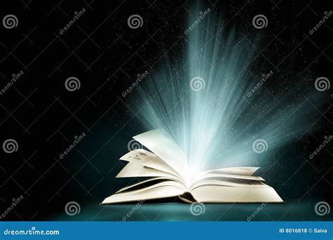 Opened Magic Book Stock Photo Image Of Magical Science 8016818