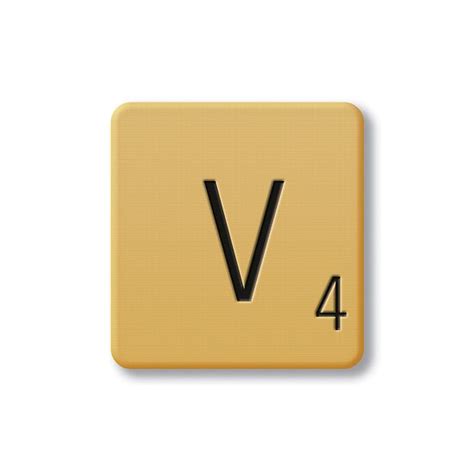 Scrabble Tile V By Axemangraphics Redbubble