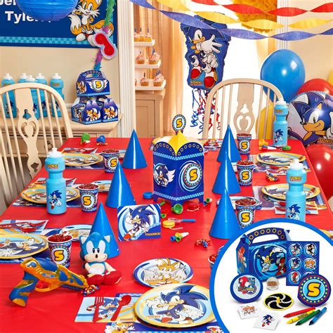 Sonic The Hedgehog Ultimate Party Pack Dakotas Birthday Pinterest