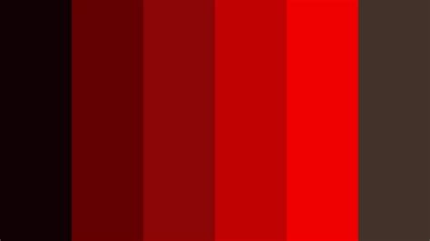 √ Blood Red Color Palette