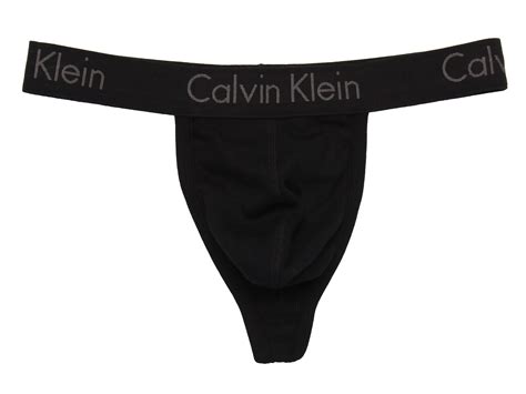 Calvin Klein Body Thong In Black For Men Lyst