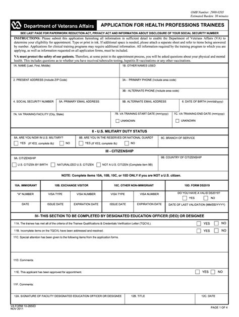 Va Form 10 2850d Fill Out And Sign Online Dochub