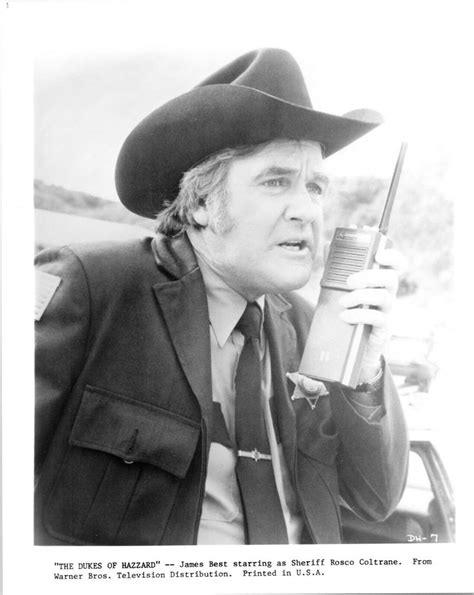 Dukes Of Hazzard Original 8x10 Photo Tv James Best As Sheriff Rosco