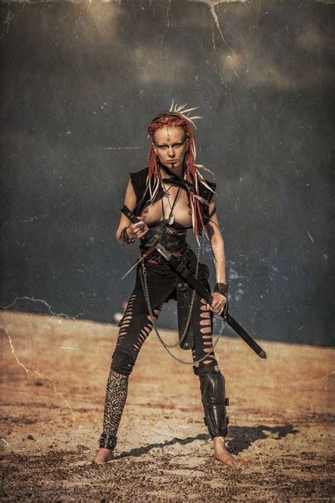 Foxy Raider Of Wastelands By Vpotemkin On Deviantart Warrior Woman Post Apocalypse