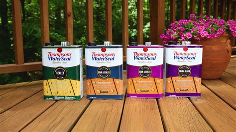Stain Your Deck In Two Simple Steps Thompsons Waterseal Signature