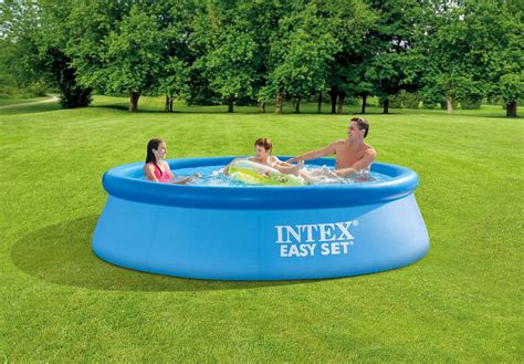 Intex 10 X 30in Easy Set Above Ground Swimming Pool With Filter Pump