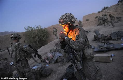 Us Begins Military Pullout From Two Afghan Bases Daily Mail Online