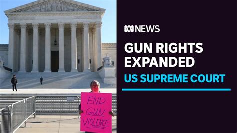 Us Supreme Court Strikes Down New York Law Expanding Gun Rights Abc News Youtube