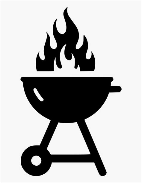 Grill Icon Clipart Barbecue Tailgate Party Grilling Bbq Grill With