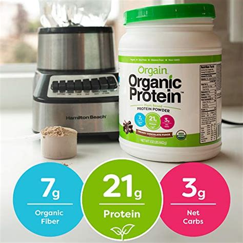 For many people, protein powder is a powerful tool. Orgain Organic Plant Based Protein Powder, Creamy ...