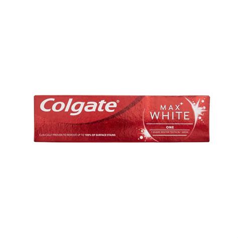 Colgate Max White One Whitening Toothpaste 75ml Bodycare Online