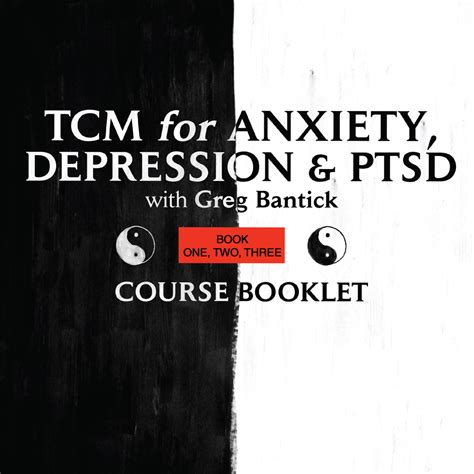 Tcm For Anxiety Depression And Ptsd Course Booklet Set Acuneeds