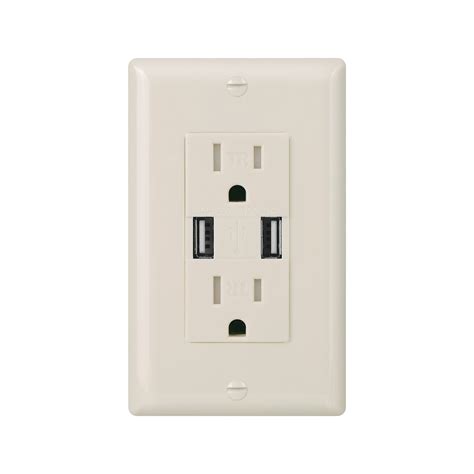 Usb Charger Power Outlet Receptacle Ul 2 Usb Ports And Duplex 4