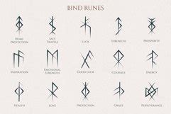 Hand Drawn Viking Runes Symbols Set Nordic Mythology Art