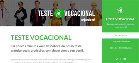 Teste Vocacional Online Gr Tis Quais Os Melhores De Aprimoramente Guia De Educa O